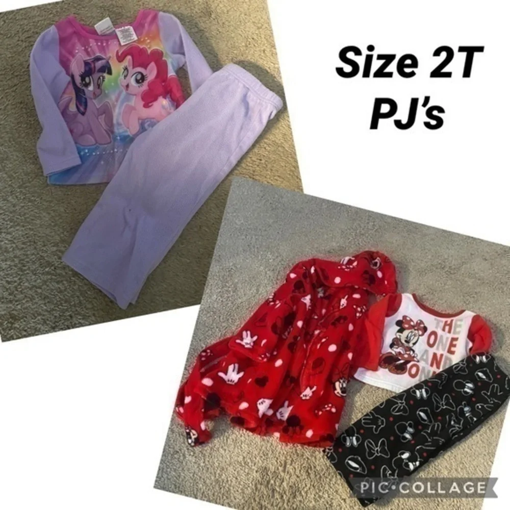 2 Set Girl’s Pajamas 2T    BBB3